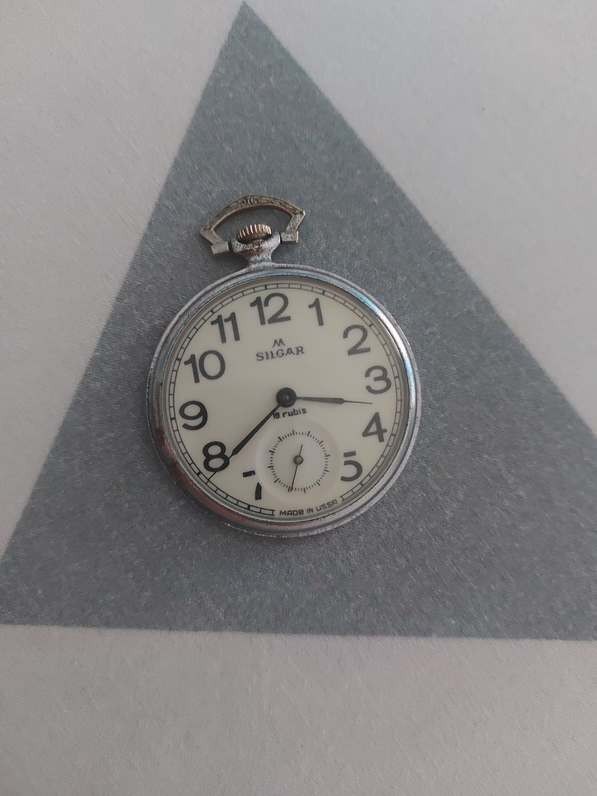 Relógio de bolso SILGAR made USSR