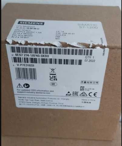 SIMATIC S7-1200F CPU 1214FC DC/DC/DC - 6ES7214-1AF40-0XB0