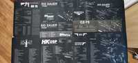 Mata do czyszczenia broni motyw Glock Beretta Sig Sauer H&K CZ