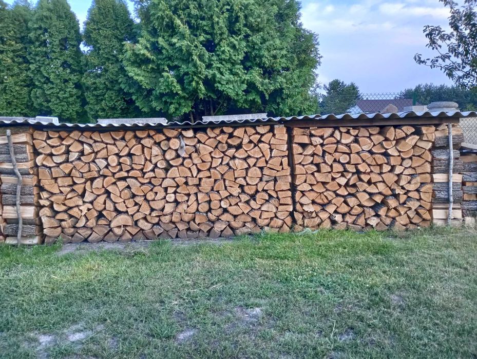 Drewno opałowe dąb, brzoza, sosna sezonowane 1 rok