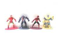 Nano figuras da Marvel metálicas