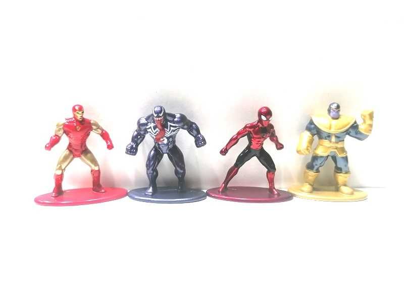 Nano figuras da Marvel metálicas