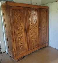 Stara szafa dębowa 3 drzwiowa
