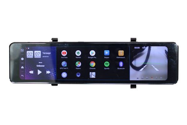 Дзеркало Android DVR D60 12" екран. Камера  паркування. GPS