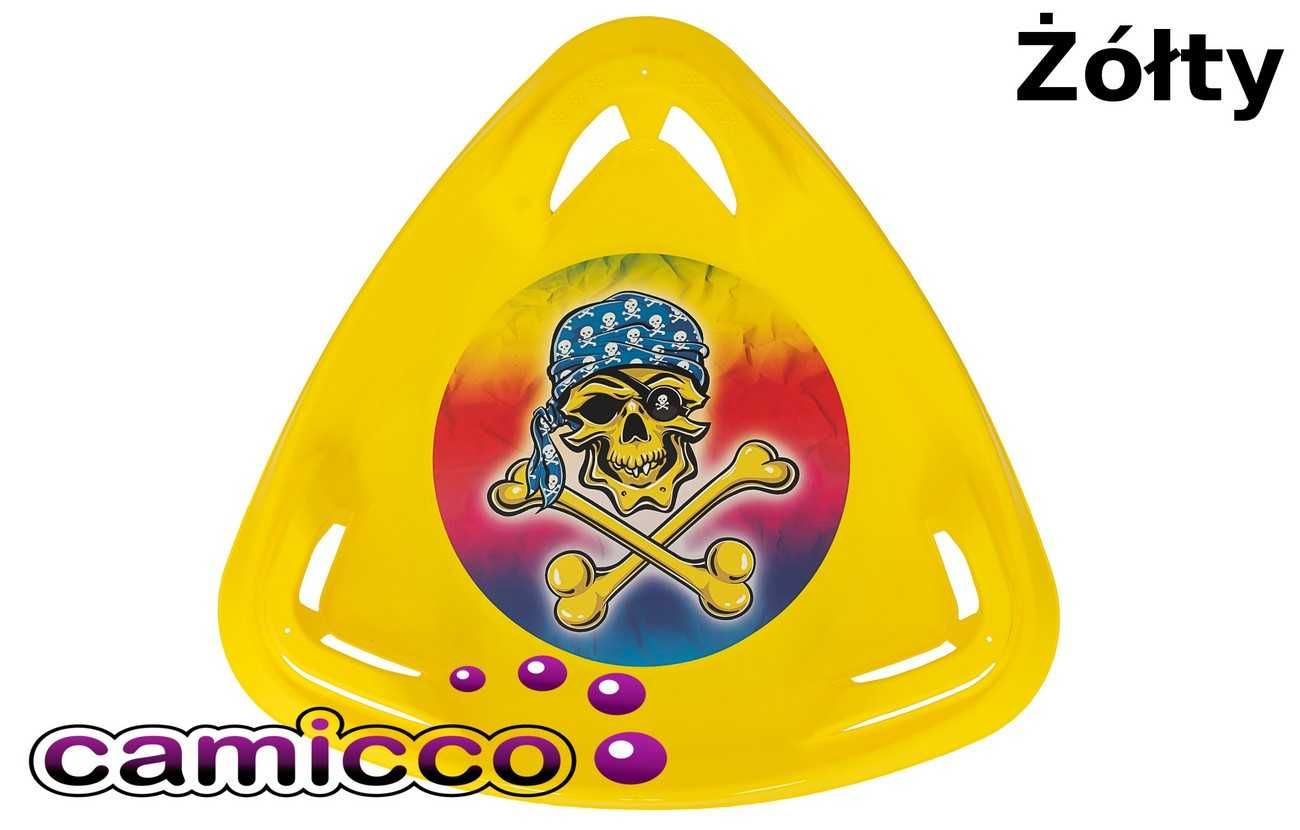 TALERZ ślizg zjazdowy TRICORN TRÓJKĄT sanki UCHWYTY dla dzieci zjazd