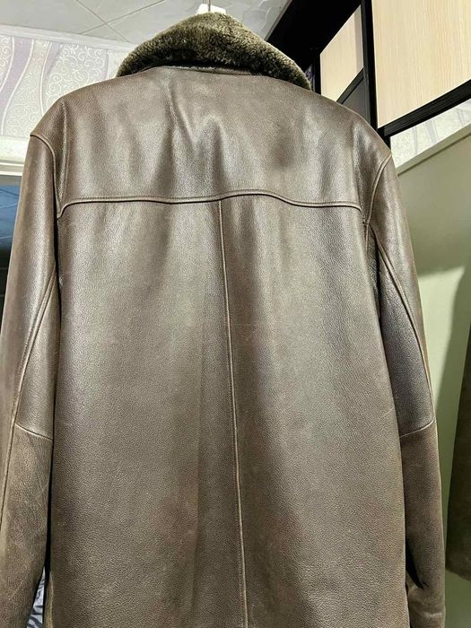 Куртка шкіряна, стиль Авіатор , чоловіча хххl