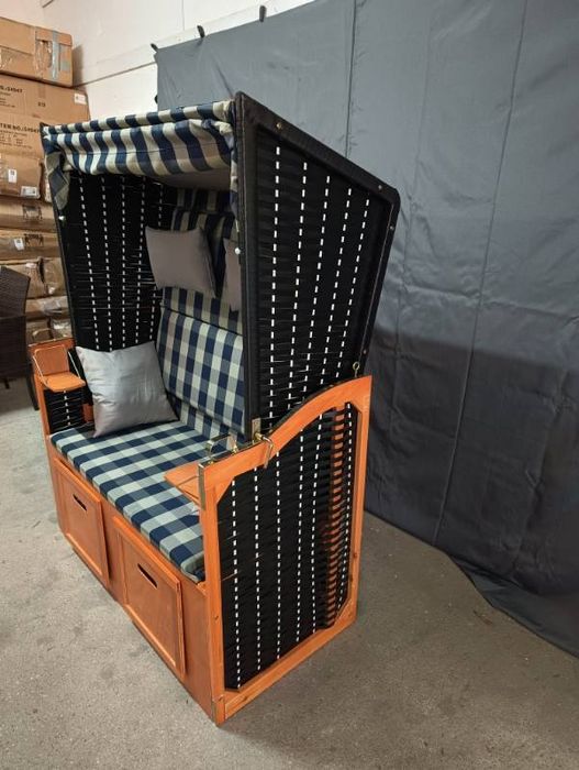 Kosz plazowy, ogrodowy. Leżak na ogród.