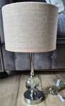 Lampka lampa stołowa nocna glamour home z kryształem błyszcząca