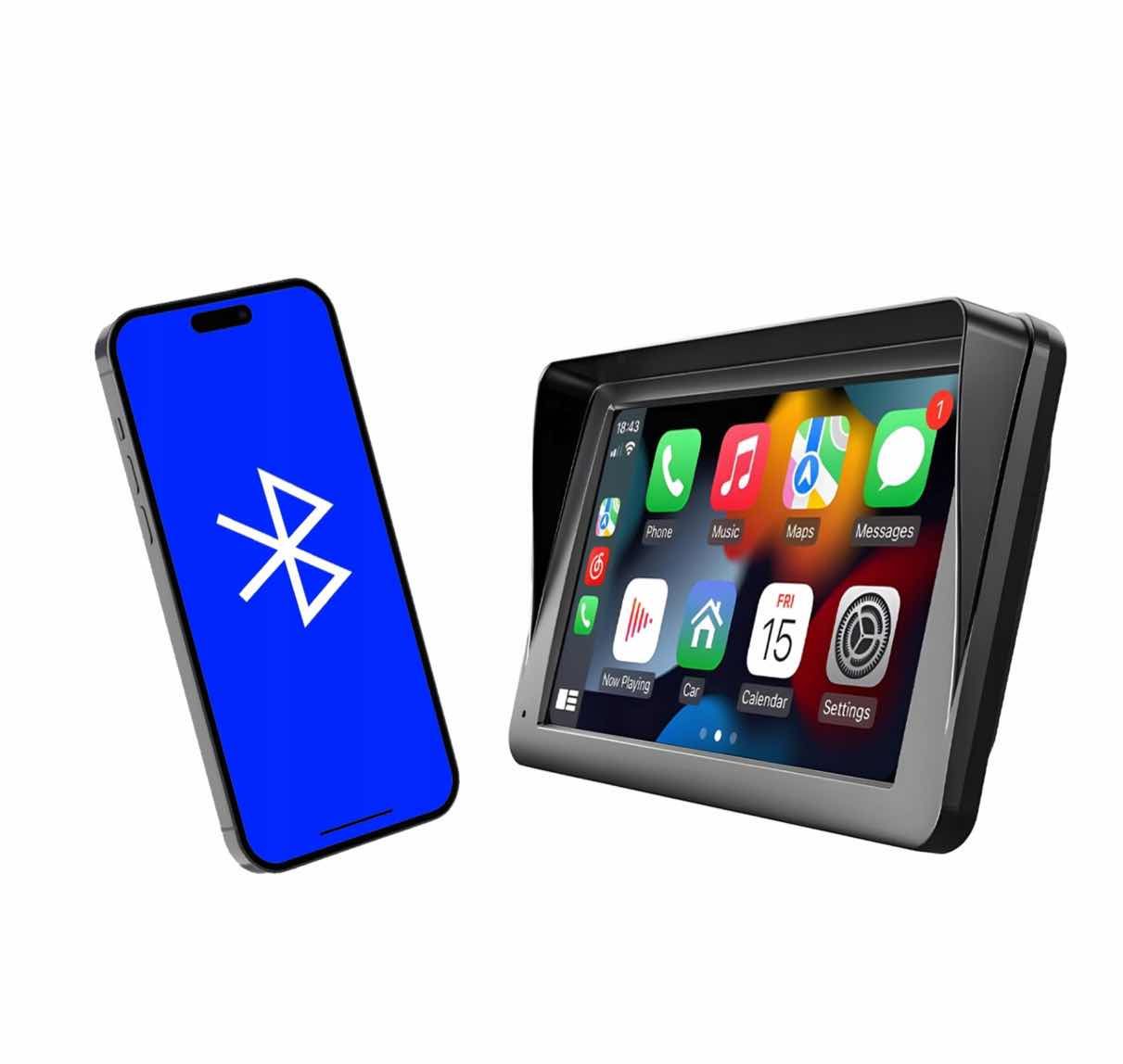 Uniwersalny 7-calowy samochodowy radio Apple CarPlay Android Auto
