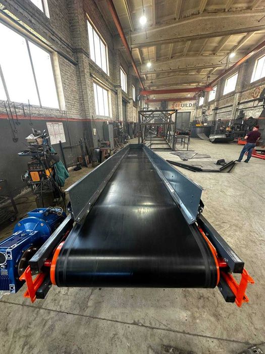 Ленточный транспортер, конвейер, стрічковий, навантажувач, погрузчик