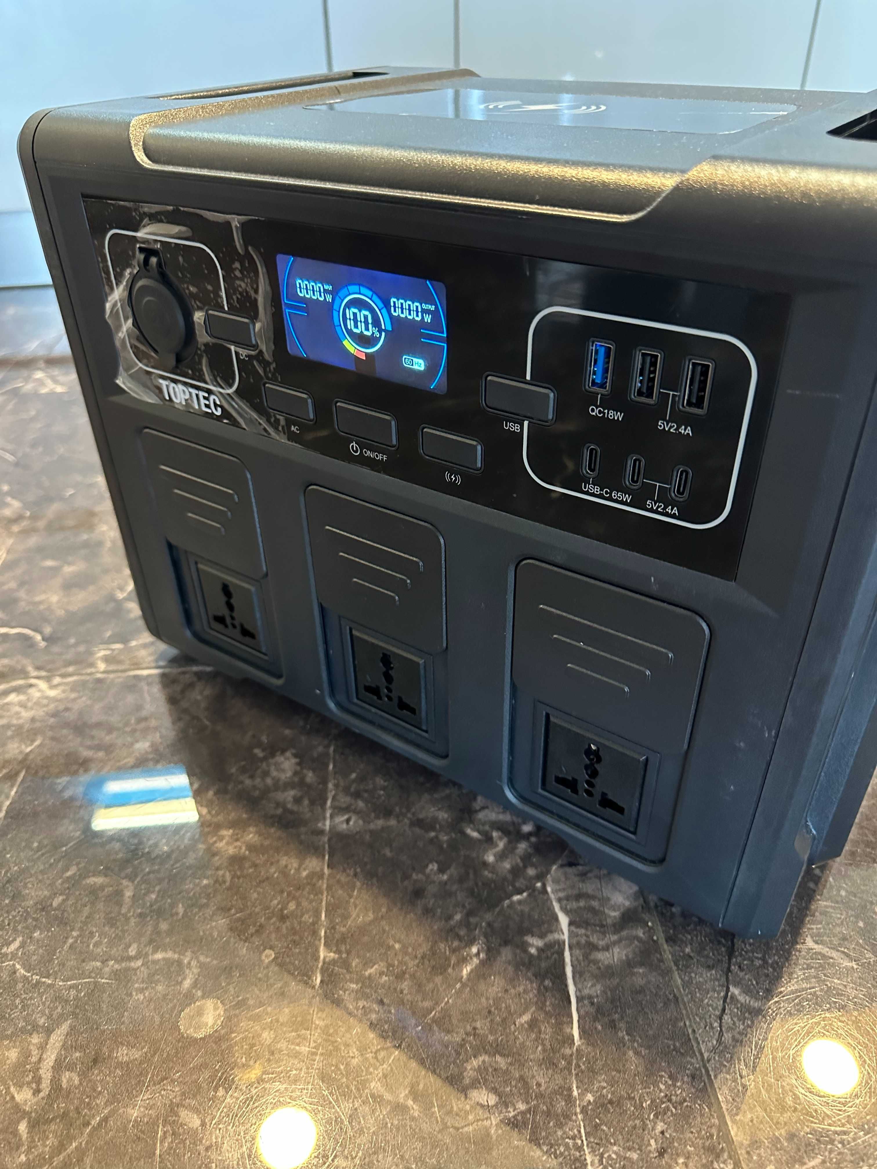 Зарядна станція Toptec DK1200 1200W 1050Wh LiFePo4