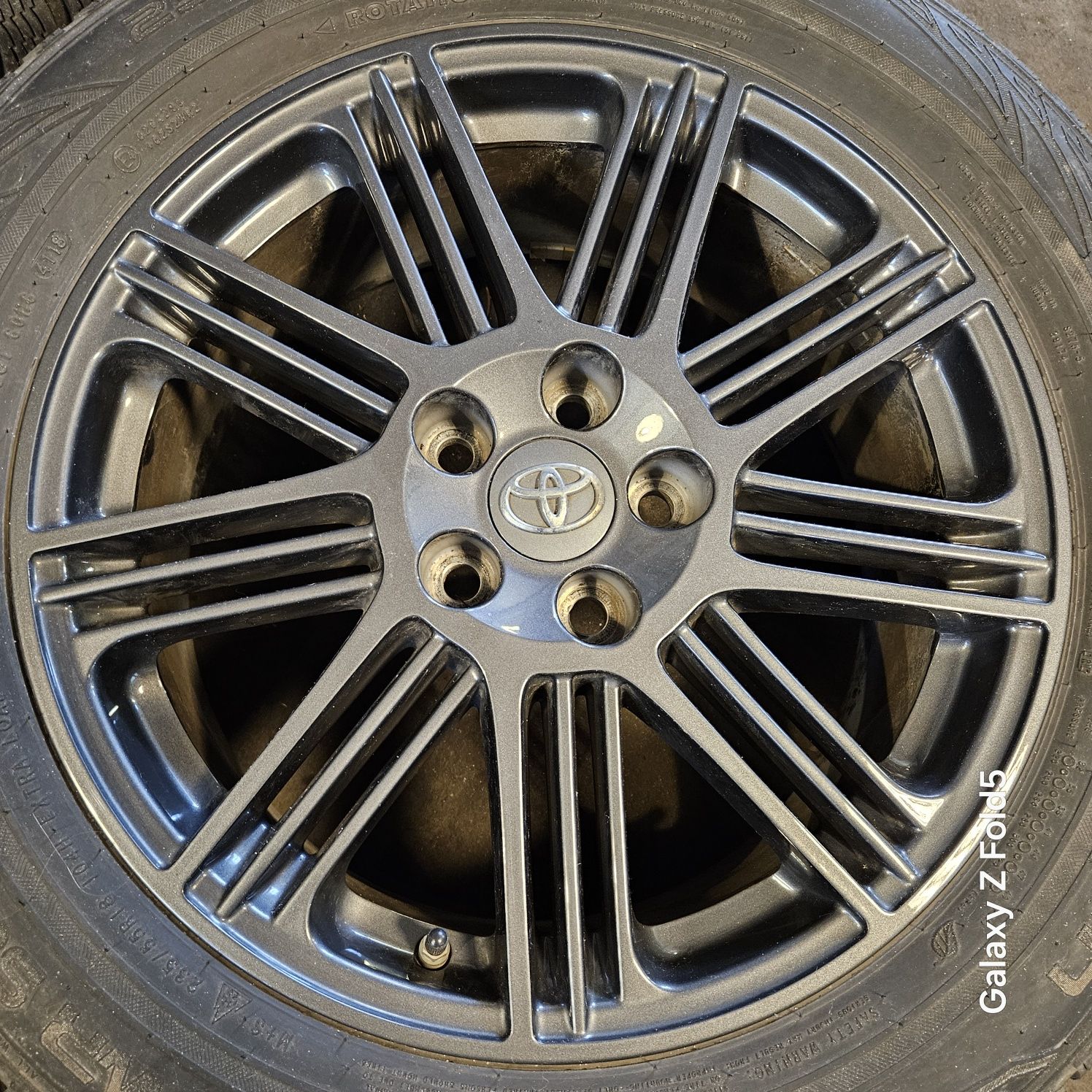 Alufelgi 18 Toyota Rav4 CHR Sienna Yaris Cross Auris Camry 5x1143 TPMS