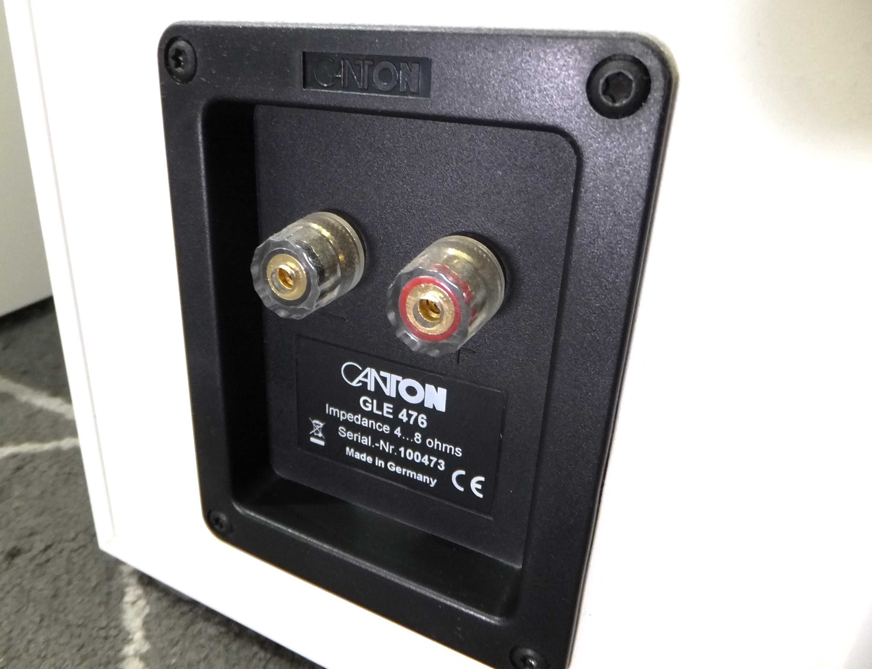 Klasowe kolumny głośnikowe CANTON GLE 476 / Made in Germany