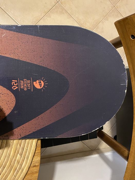 Deska snowboardowa CAPITA Scott Steevens mini 120cm z wiązaniami Raven
