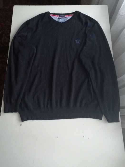 Sweter wełniany Paul Shark wełniany meski rozm XX L