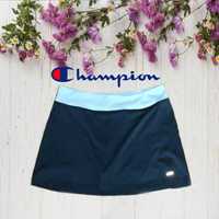 Champion оригинал Спортивная юбка женская с шортами черно/серая М