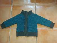 Casaco Malha forrado 9-12M