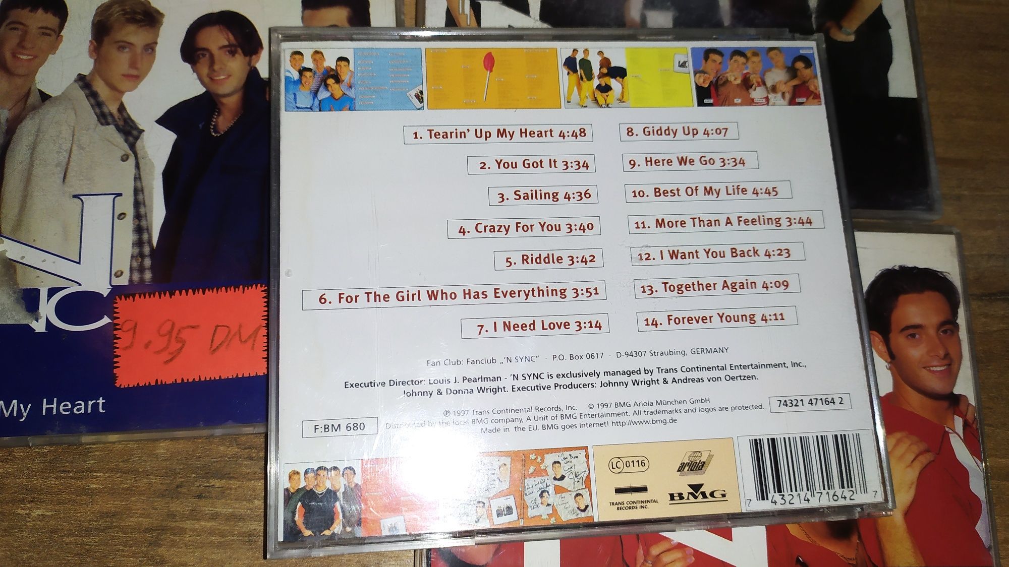 N Sync zestaw 4 cd