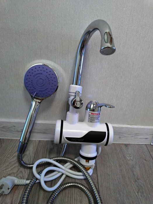 Кран-водонагреватель Delimano с душем — для дома и дачи