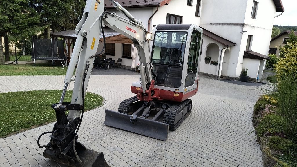 Minikoparka koparka Takeuchi TB125