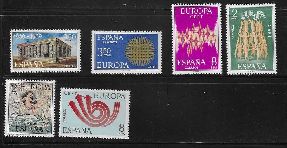 Séries Espanha Europa CEPT