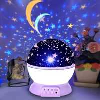 Lampka projektor gwiazd Kolory USB-C NOWA