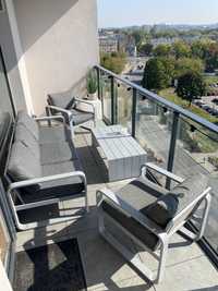 Meble aluminiowe ogrodowe na balkon jak nowe