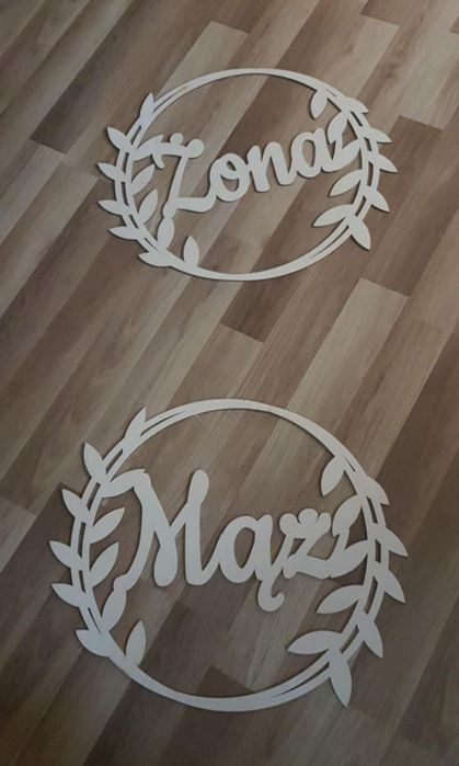 Kółka ślubne mąż I żona 1 komplet