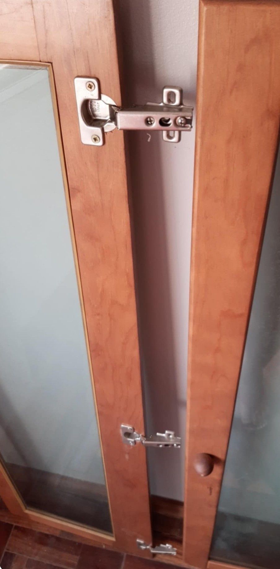 Portas em Cerejeira com Vidro
