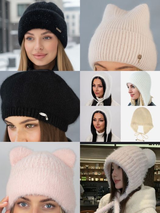 Шапка нова жіноча Шапка молодіжна Malisa Шапка Braxton зимова