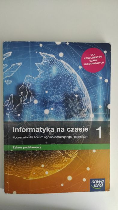 Książka do informatyki do klasy 1 liceum /technikum