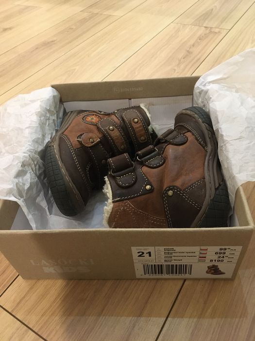 Buciki buty zimowe r 21 kozaki śniegowce