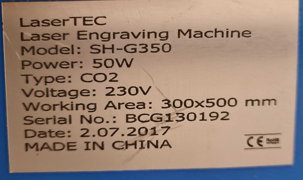 Laser SH-G350   300x500