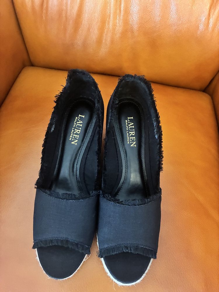Ralph Lauren 39 8B espadryle koturn NOWE