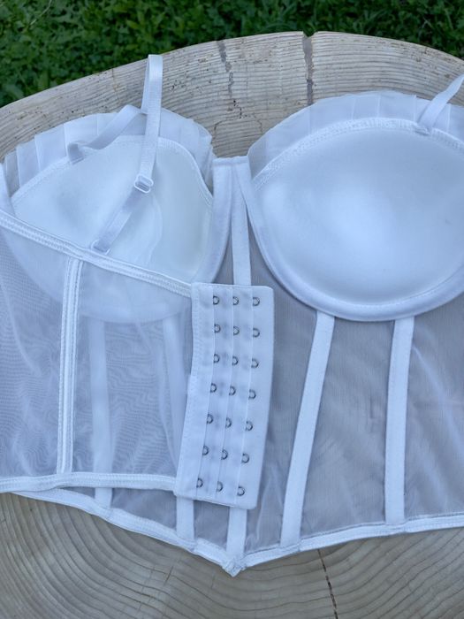 Корсет з жатою чашкою, S-M