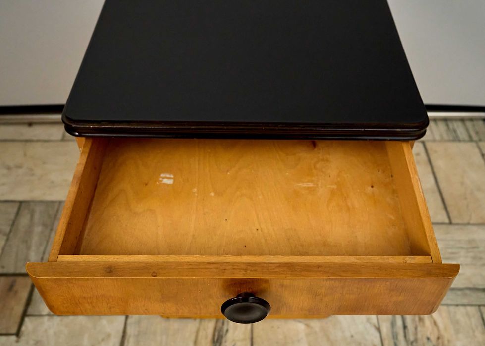 Szafka nocna proj. Jindrich Halabala UP ZAVODY lata 60 VIntage.