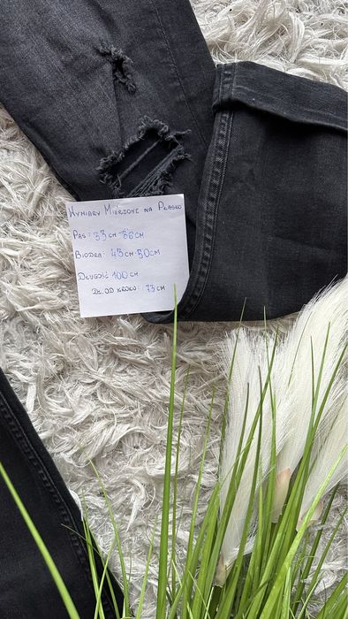 Spodnie jeans przetarcia H&M