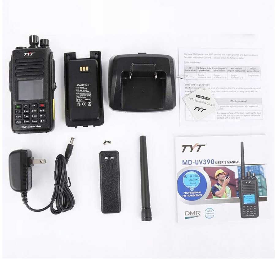 Radiotelefon TYT MD-UV390 GPS DMR