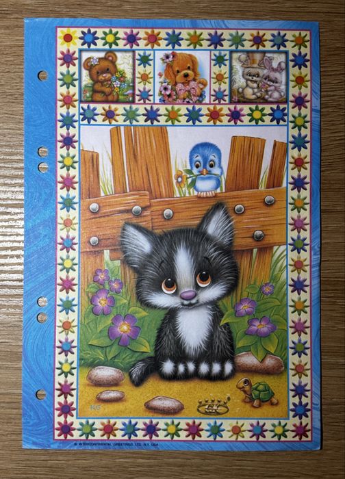 Karteczka do segregatora duża