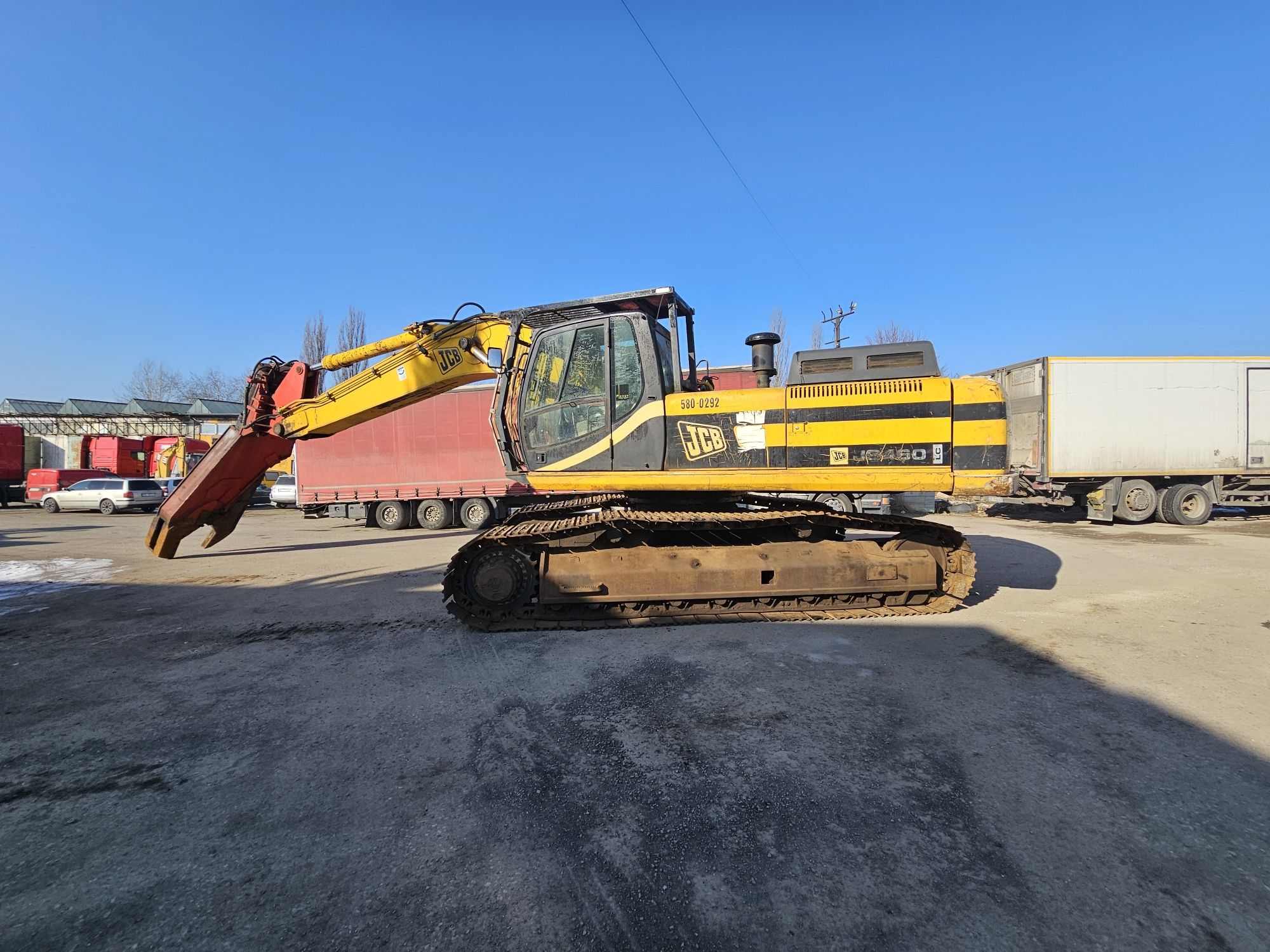 Jcb JS 460 z Nozyca do cięcia zlomu