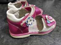 Sandały sandałki dla dziewczynki 23 rozowe fuksja