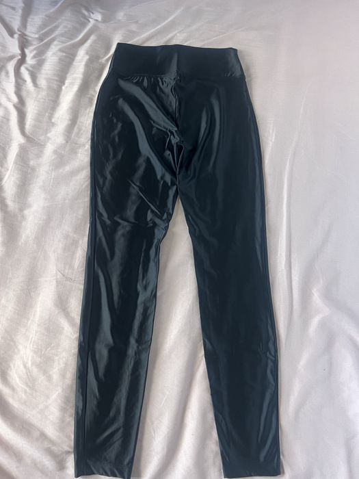 Leginsy calzedonia M czarne blyszczace