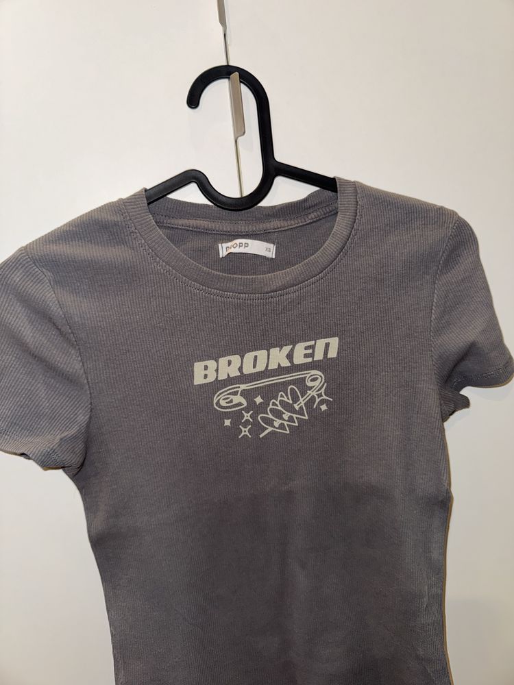 Szara bluzka XS Cropp