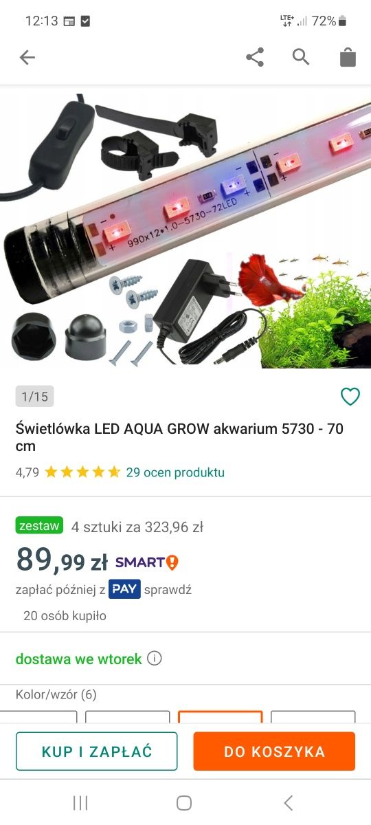 Akwarium pełen komplet 112 z życiem