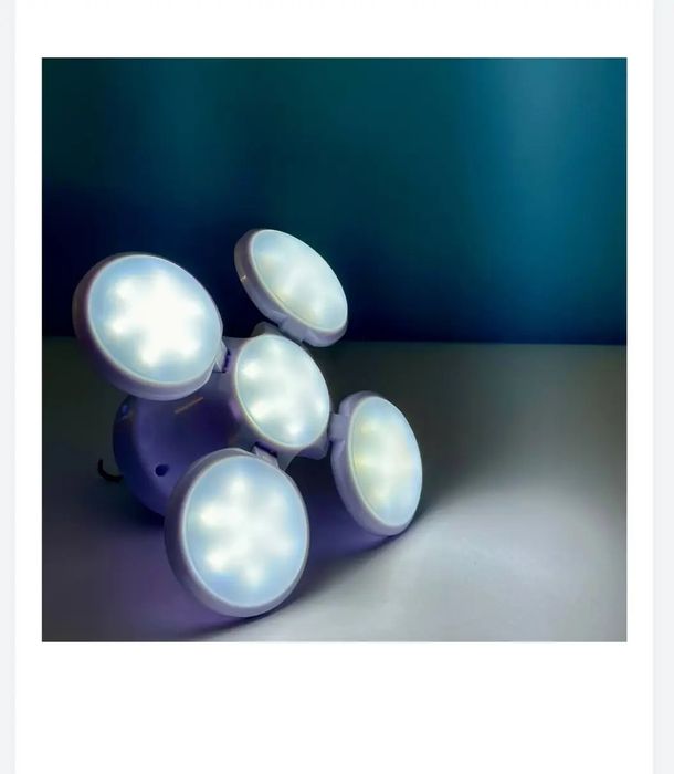 Лампа для кемпинга Football UFO Led Lamp с пультом + Solar