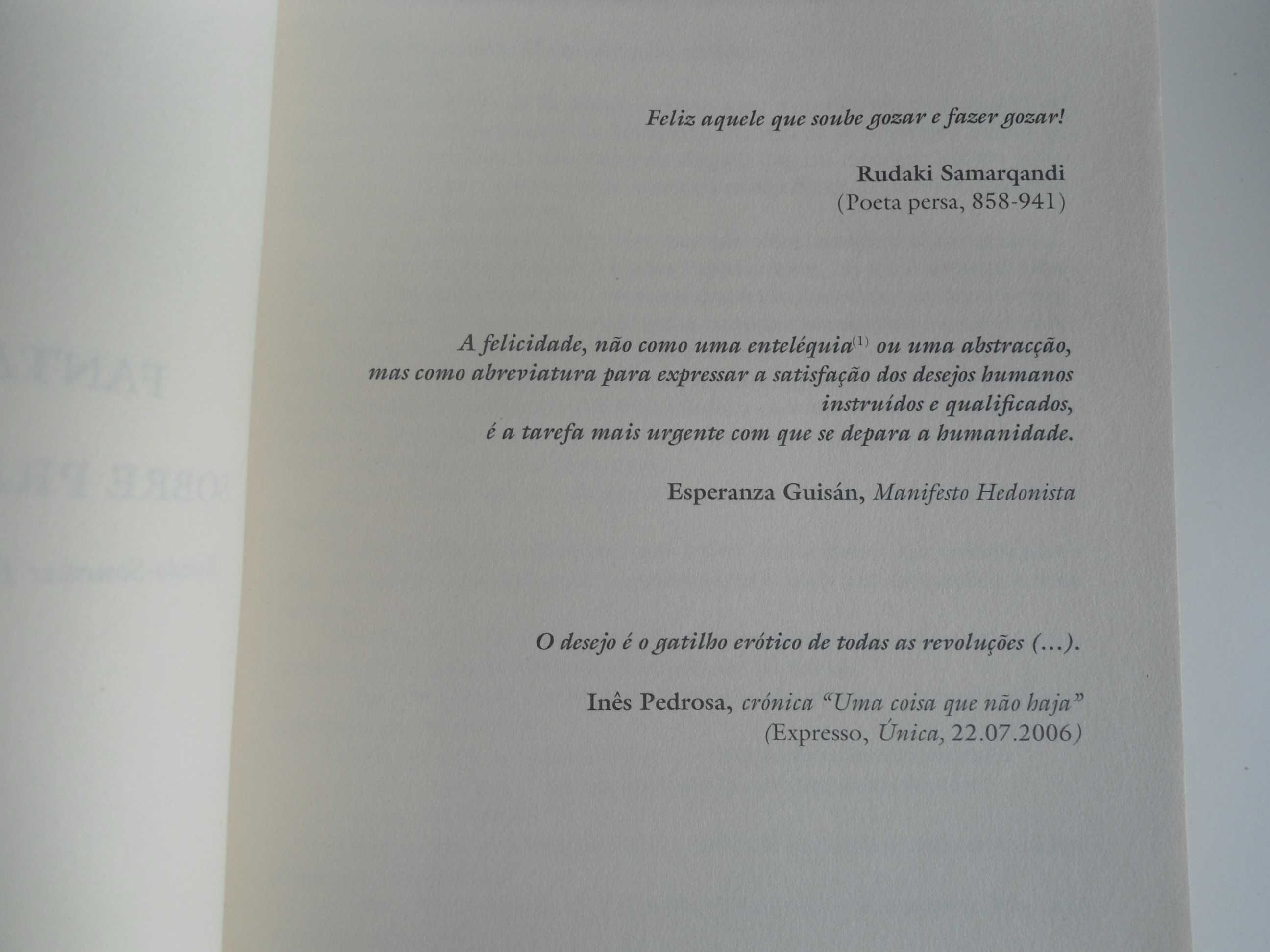 O Prazer (memórias desarrumadas) de Miguel Graça Moura