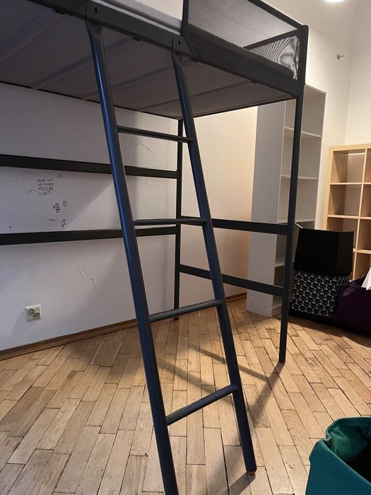 Łóżko ikea piętrowe z materacem antresola