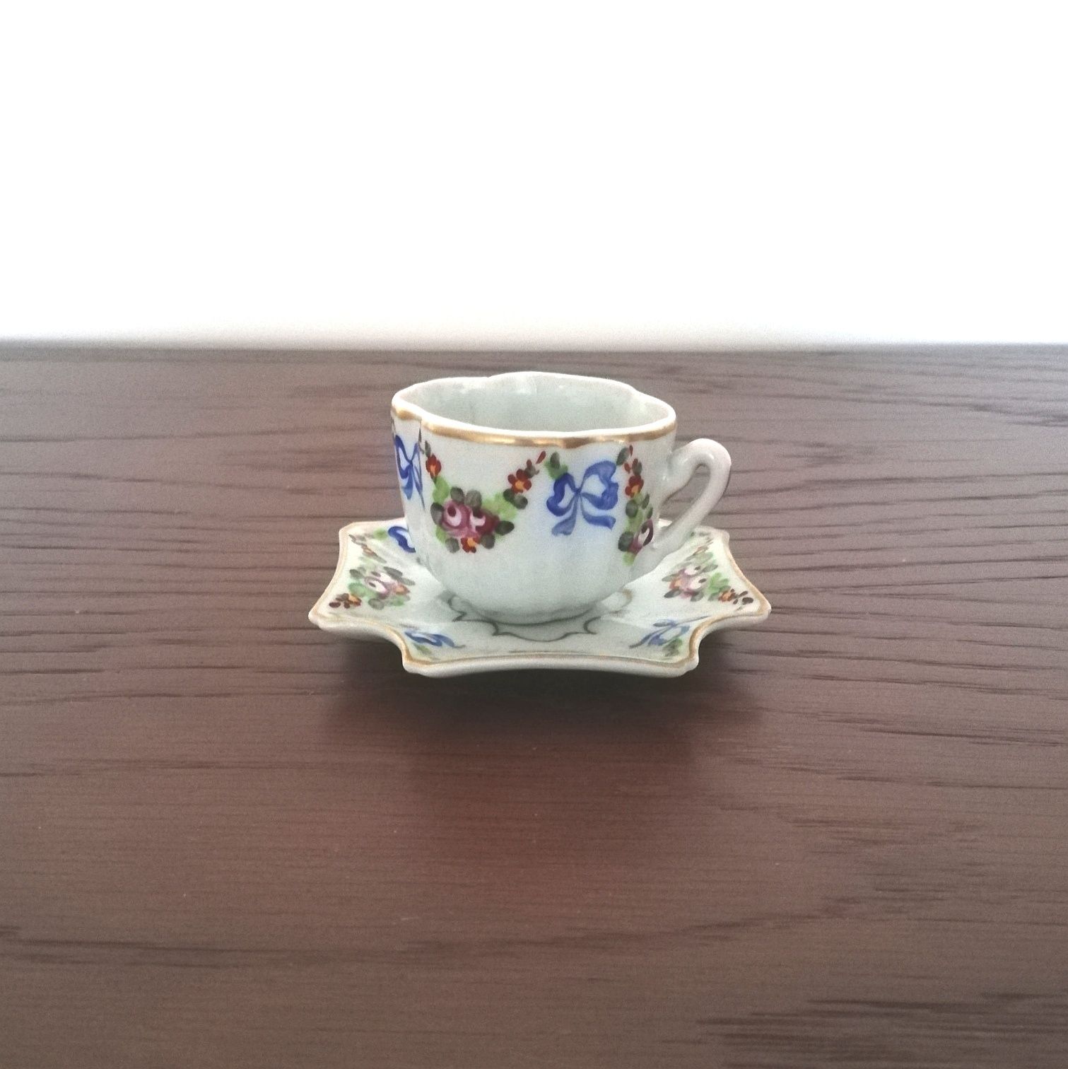 Chávena e pires vintage, Pasta Limoges Porcelanas