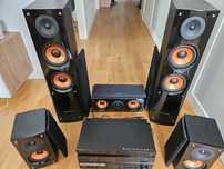 Zestaw kina domowego Yamaha RX-V481+BLU-RAY+Głośniki Pure Acoustics