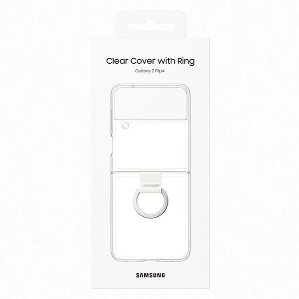 Etui Samsung EF-OF721CTEGWW Z Flip 4przezroczysty/transparent Clear